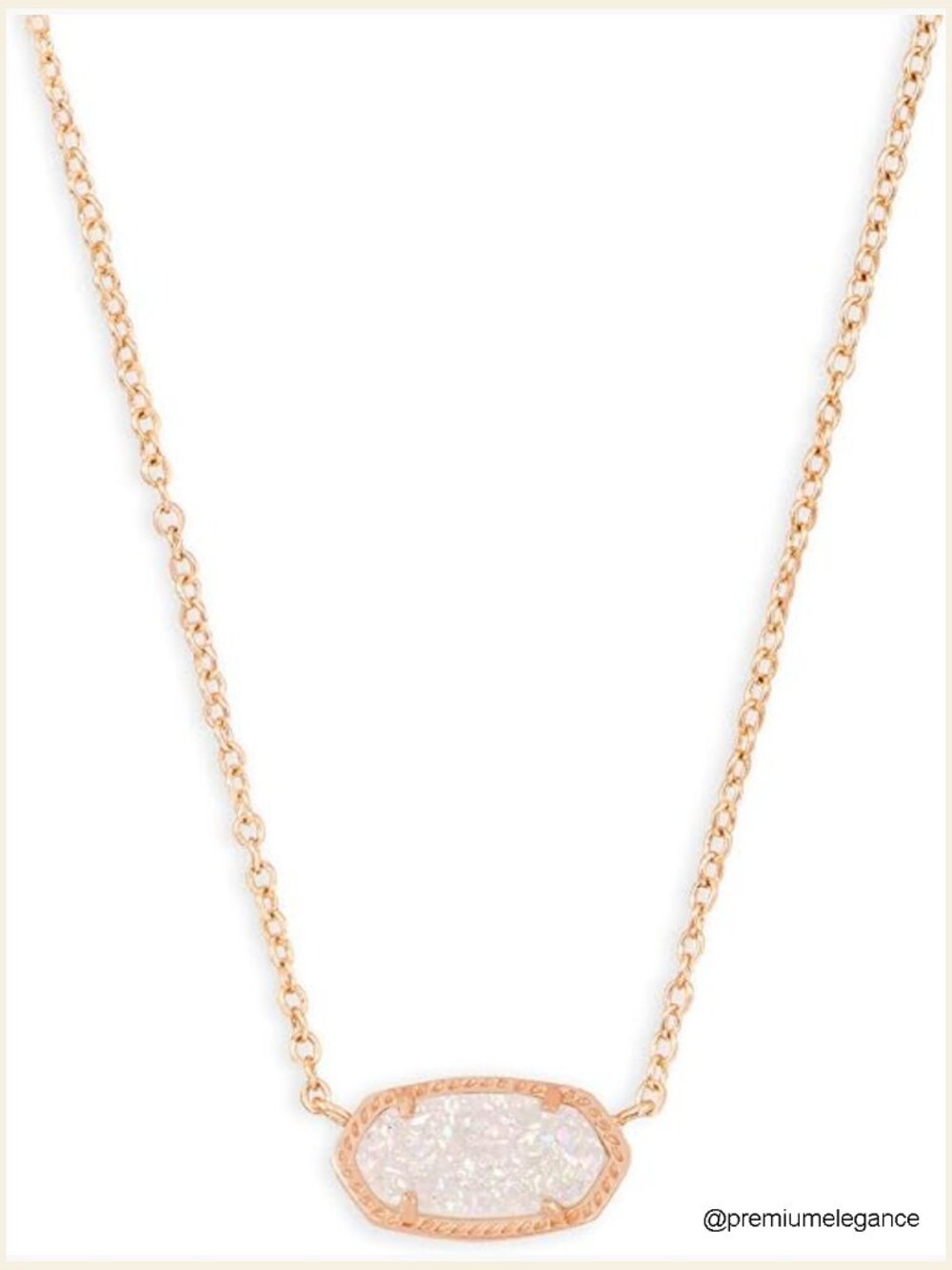 Elisa Pendant Necklace, 14k Gold-Plated Fashion Jewelry, 15" Chain with Extender